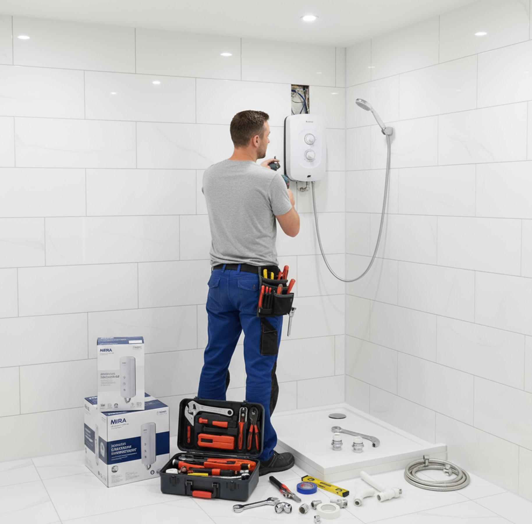 Shower install 4